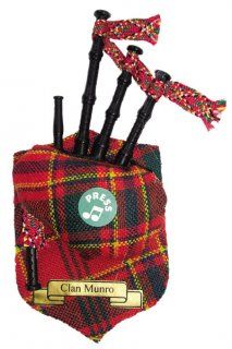 Great Gift Scotland Tartan Musical Clan Magnet Bagpipes Munro