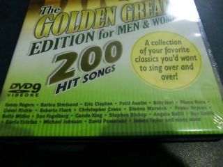 Michael Johnson James Taylor DVD Karaoke 200 Songs