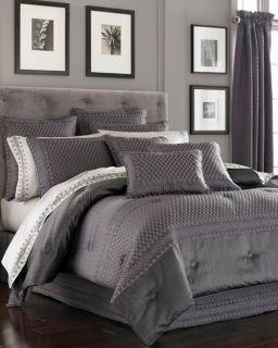 Queen New York Bohemia Gray Graphite 4 Piece King Pillows Set