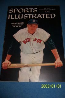  Illustrated BOSTON Red Sox JACKIE JENSEN No Label NEWSTAND N/Label