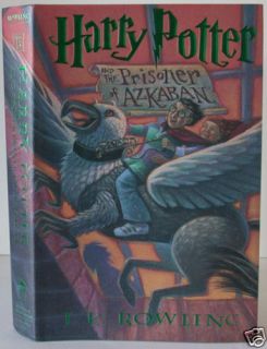 JK ROWLING Harry Potter and the Prisoner of Azkaban SIGNED US FIRST