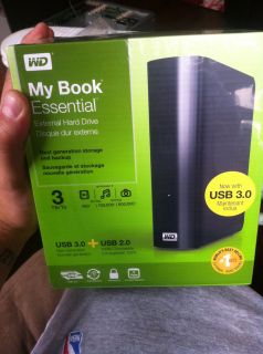 Western Digital My Book Essential 3 TB,External (WDBACW0030HBK NESN