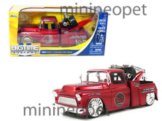 Jada 1955 55 Chevy Stepside Tow Truck 1 24 Red