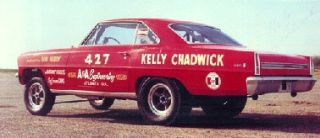 Kelly Chadwick 66 awb Nova 65 Chevelle Drag Decals