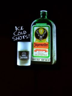 Jagermeister Ice Cold Shots Light Up Sign