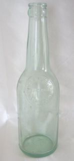 Vintage Jacob Ruppert Brewer NY Glass Embossed Bottle
