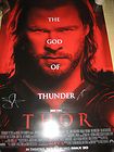 Jamie Alexander Signed Thor Hammer Proof Movie Hem