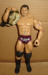  WWE Jakks Classic Batista Wrestling Figure w Belt WCW ECW TNA