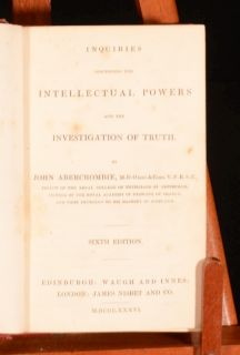 1836 Inquiries Concerning Intellectual Powers Investigation Truth by