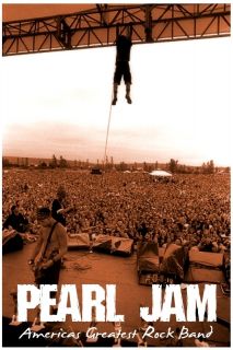 Pearl Jam Greatest American Band Poster Eddie Vedder Cool