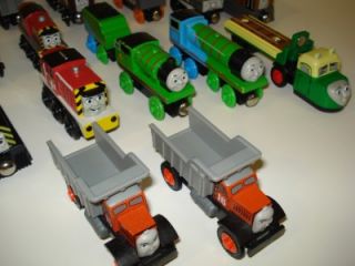 Thomas The Tank Friends Wood Trains Lot of 18 Giggling Monty Max Salty