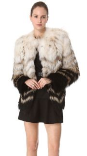 Theory Cassius Tersk Fur Jacket