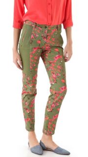 Thakoon Addition Flower Camo Seamed Trousers