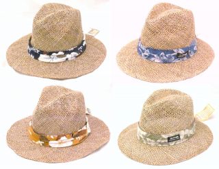 Panama Jack Designer Summer Beach Brown Straw Hat Pick Color