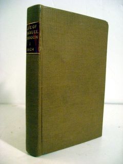 1824 James Boswell The Life of Samuel Johnson 4 Vols