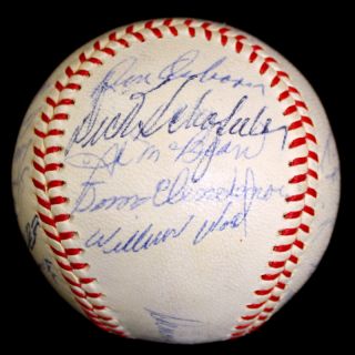 1964 Pirates Team Signed Baseball JSA Roberto Clemente