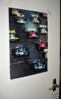 Jackie Stewart Formula One Legend F1 Poster Cars