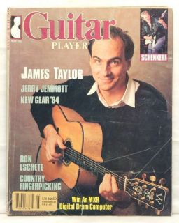 Guitar Player Magazine James Taylor Jerry Jemmott Michael Schenker