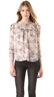 Rebecca Taylor Camille Floral Blouse