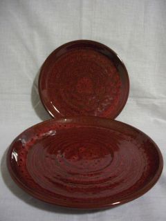 Jaclyn Smith Today Red Black Dinnerware Plates