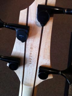 beautifully handbuilt bass by jamie white