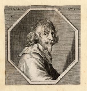 Antique Portrait Print Henricus Steenwyck Sandrart 1675