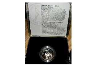 1999 Canada 50 Cent Basketball Commemorative Sterling Silver Coin