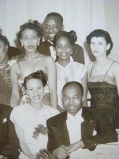Hickman Black History Photograph 1950s Group Formal Event Dinner