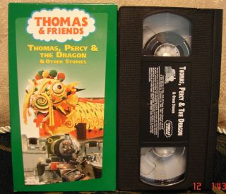 THOMAS PERCY AND THE DRAGON The Tank Engine Vhs Video MINT Have Lotsa