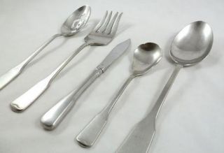 American Colonial Oneida Stainless Steel 5 Piece Hostess Serving Set