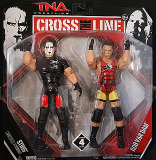  Van Dam Sting TNA Cross The Line 4 Jakks Toy Wrestling Figures