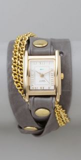 La Mer Collections Double Chain Wrap Watch