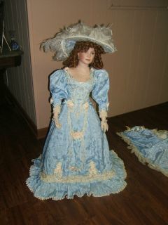Lady Constantine Victorian Porcelain Doll by Thelma Resch 38 Inches