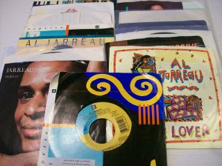 Lot of 14 Al Jarreau 45 RPM Records