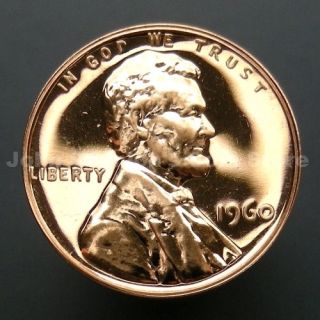 1960 Lincoln Memorial Cent Choice Proof Large Date