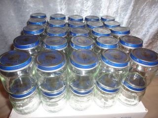 Glass Baby Food Jars 50 EMPTY BABY FOOD JARS 4oz Gerber jars with lids