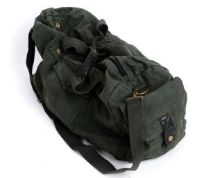 Jasminesmart Wholesale Army Green Canvas Travel Camping Luggage