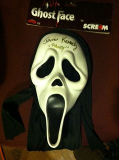 JAMIE KENNEDY Hand Signed Autographed SCREAM MASK Authentic Proof