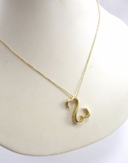 Jane Seymour 14k Yellow Gold Necklace Open Hearts 18”