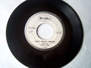 Jimmy Reed Vee Jay 425 Promo R B Soul 45 Baby Whats Wrong