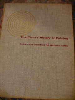 RARE 1957 The Picture History of Painting from Cave Painting to Modern
