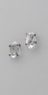 Jacquie Aiche Herkimer Crystal Proud Stud Earrings