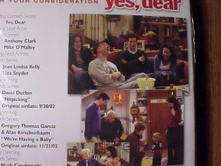 YES DEAR TV SERIES JEAN LOUISA KELLY 2002 EMMY DVD 2 EPS NEW & SEALED