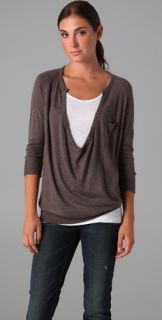 Vince Cowl Henley Sweater