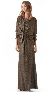 ISSA Metallic Dolman Gown