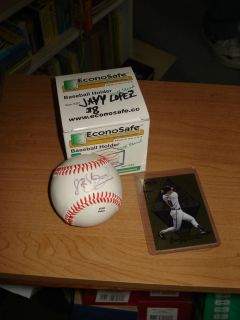 Javy Lopez Autographed Baseball 8