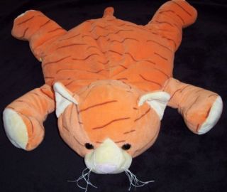 Jay at Play Microbead Orange Tiger Cat Plush Pillow Toy