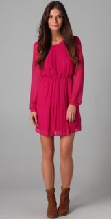 Twelfth St. by Cynthia Vincent Long Sleeve Pleated Dress