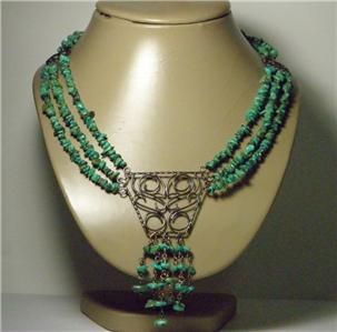 Jay King Mine Finds Turquoise Sterling Silver DTR Jewelry Centerpiece