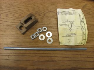 Jay R Smith M51 Anchor Foot Assembly for Wall Hung Toilet Carrier